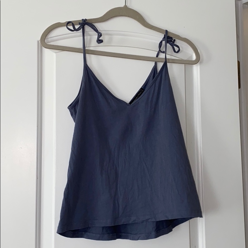 Blue v neck tank top!